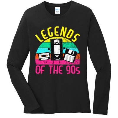 90s Party Outfit For Women & Men 90s Costume Legends 90s Ladies Long Sleeve Shirt