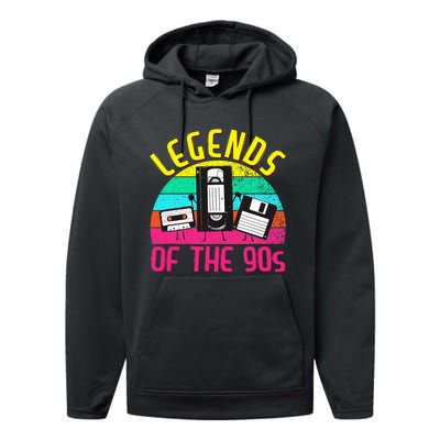 90s Party Outfit For Women &  90S Costume Legends 90s Performance Fleece Hoodie