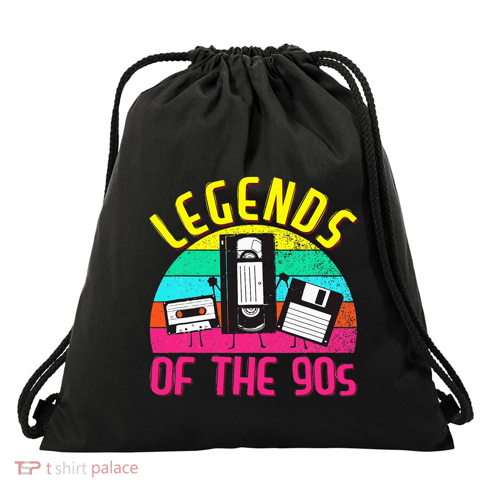 90s Party Outfit For Women &  90S Costume Legends 90s Drawstring Bag