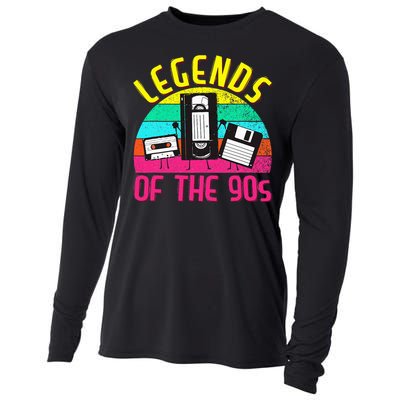 90s Party Outfit For Women &  90S Costume Legends 90s Cooling Performance Long Sleeve Crew