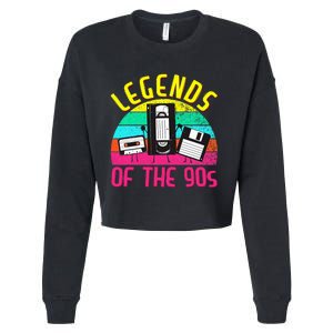 90s Party Outfit For Women &  90S Costume Legends 90s Cropped Pullover Crew