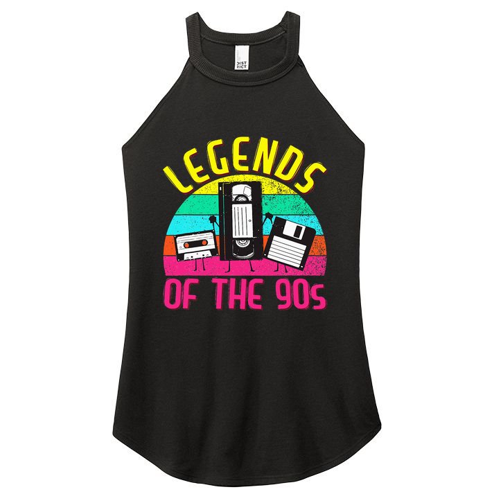 90s Party Outfit For Women &  90S Costume Legends 90s Women's Perfect Tri Rocker Tank