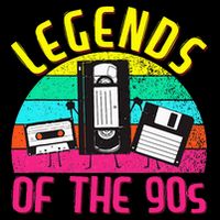 90s Party Outfit For Women &  90S Costume Legends 90s Womens T-Shirt
