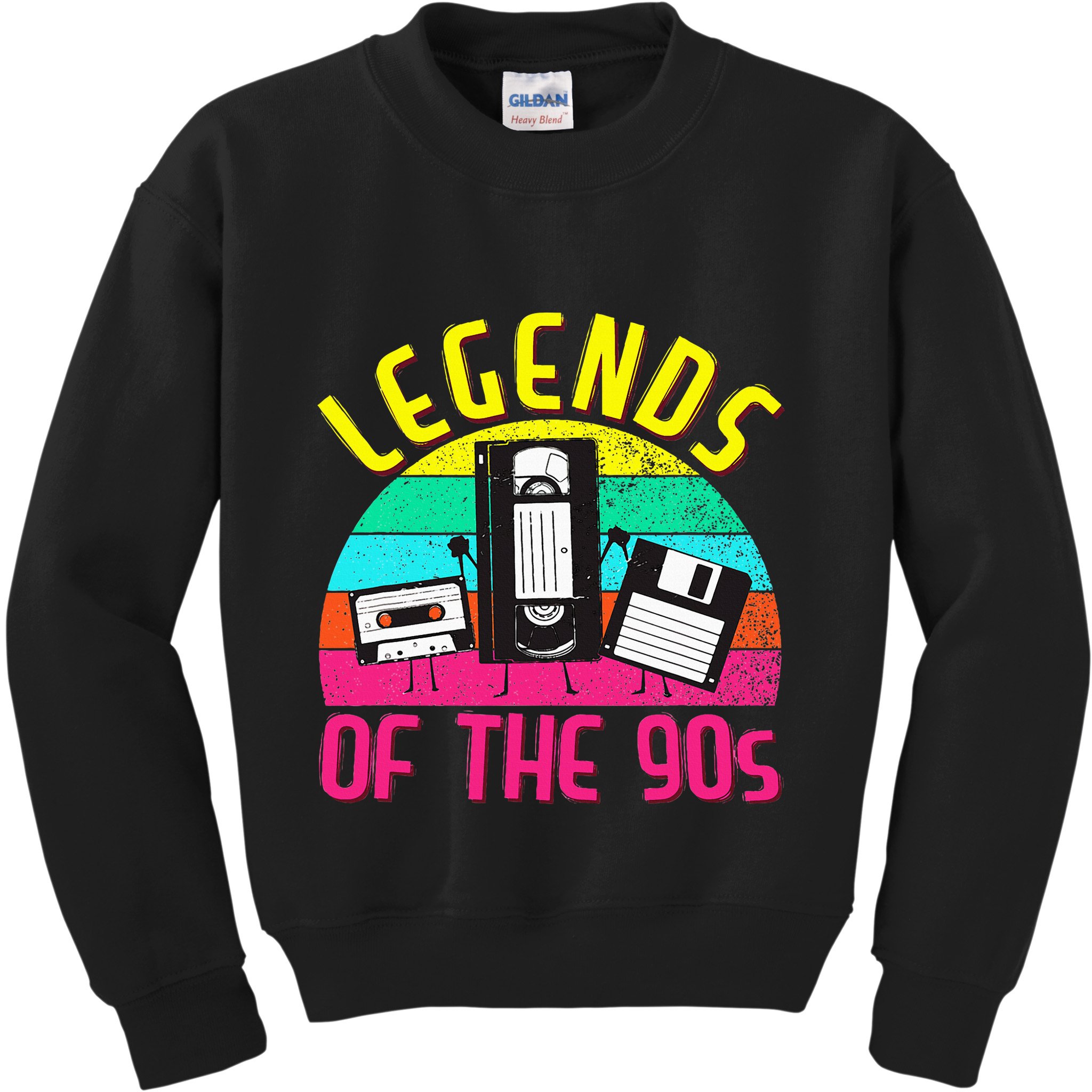 90s Party Outfit For Women &  90S Costume Legends 90s Kids Sweatshirt