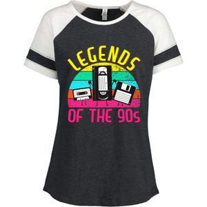 90s Party Outfit For Women &  90S Costume Legends 90s Enza Ladies Jersey Colorblock Tee