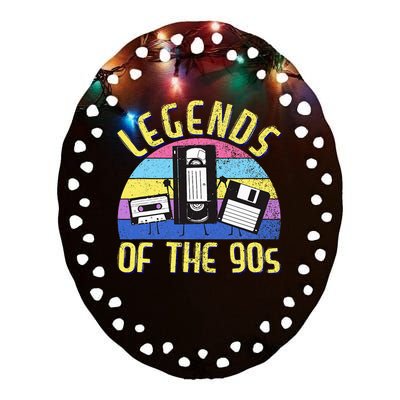 90s Party Outfit For & Wo 90S Costume Legends 90s Ceramic Oval Ornament