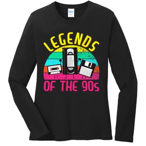 90s Party Outfit 90s Costume Legends 90s Ladies Long Sleeve Shirt