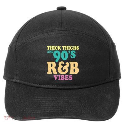 90s R&B Artist Funny R And B 7-Panel Snapback Hat