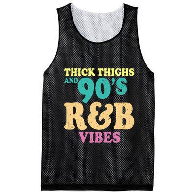 90s R&B Artist Funny R And B Mesh Reversible Basketball Jersey Tank