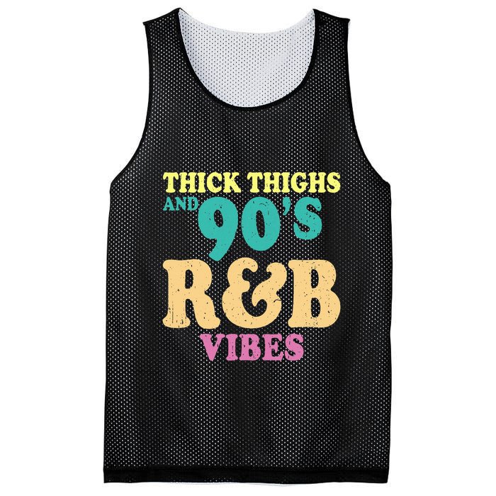 90s R&B Artist Funny R And B Mesh Reversible Basketball Jersey Tank