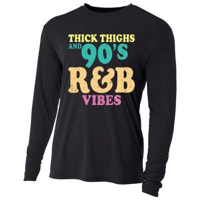 90s R&B Artist Funny R And B Cooling Performance Long Sleeve Crew