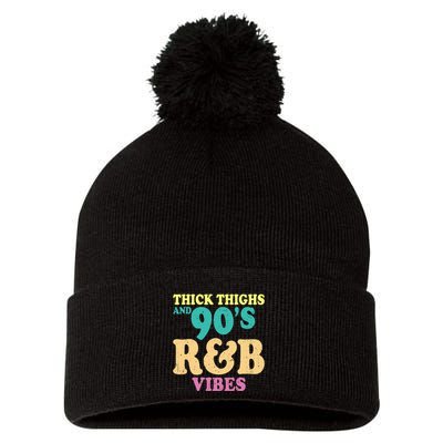 90s R&B Artist Funny R And B Pom Pom 12in Knit Beanie