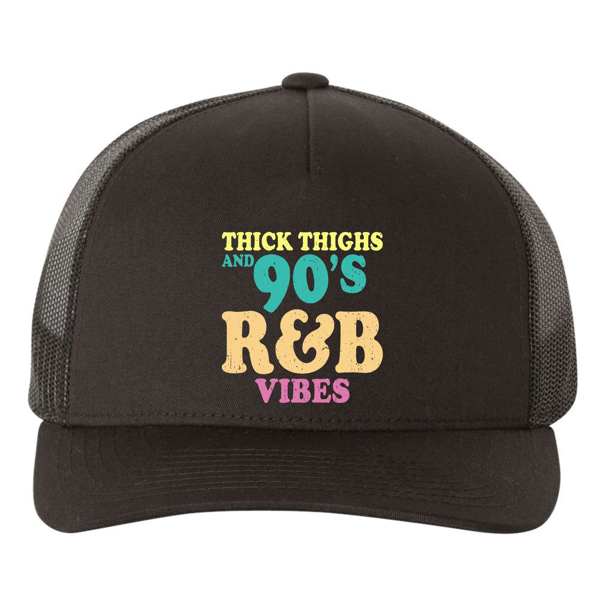 90s R&B Artist Funny R And B Yupoong Adult 5-Panel Trucker Hat