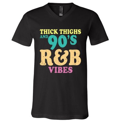 90s R&B Artist Funny R And B V-Neck T-Shirt