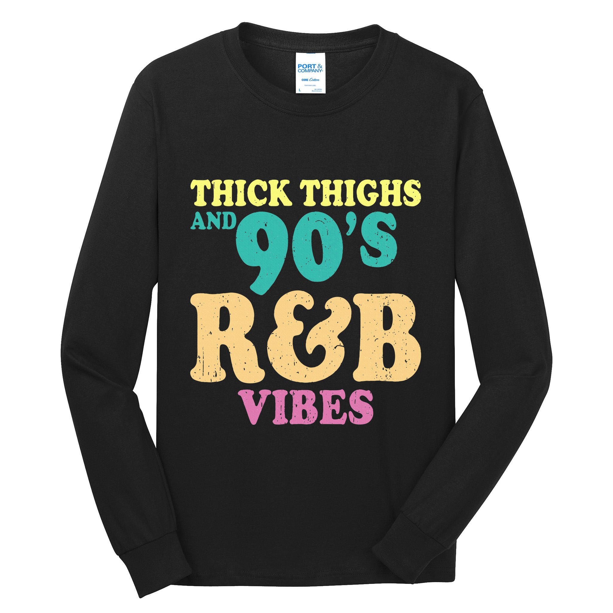 90s R&B Artist Funny R And B Tall Long Sleeve T-Shirt