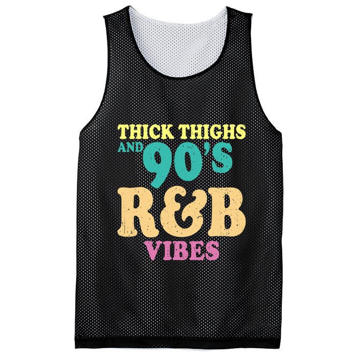 90s R&B Artist Funny R And B Mesh Reversible Basketball Jersey Tank