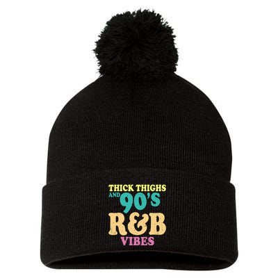 90s R&B Artist Funny R And B Pom Pom 12in Knit Beanie