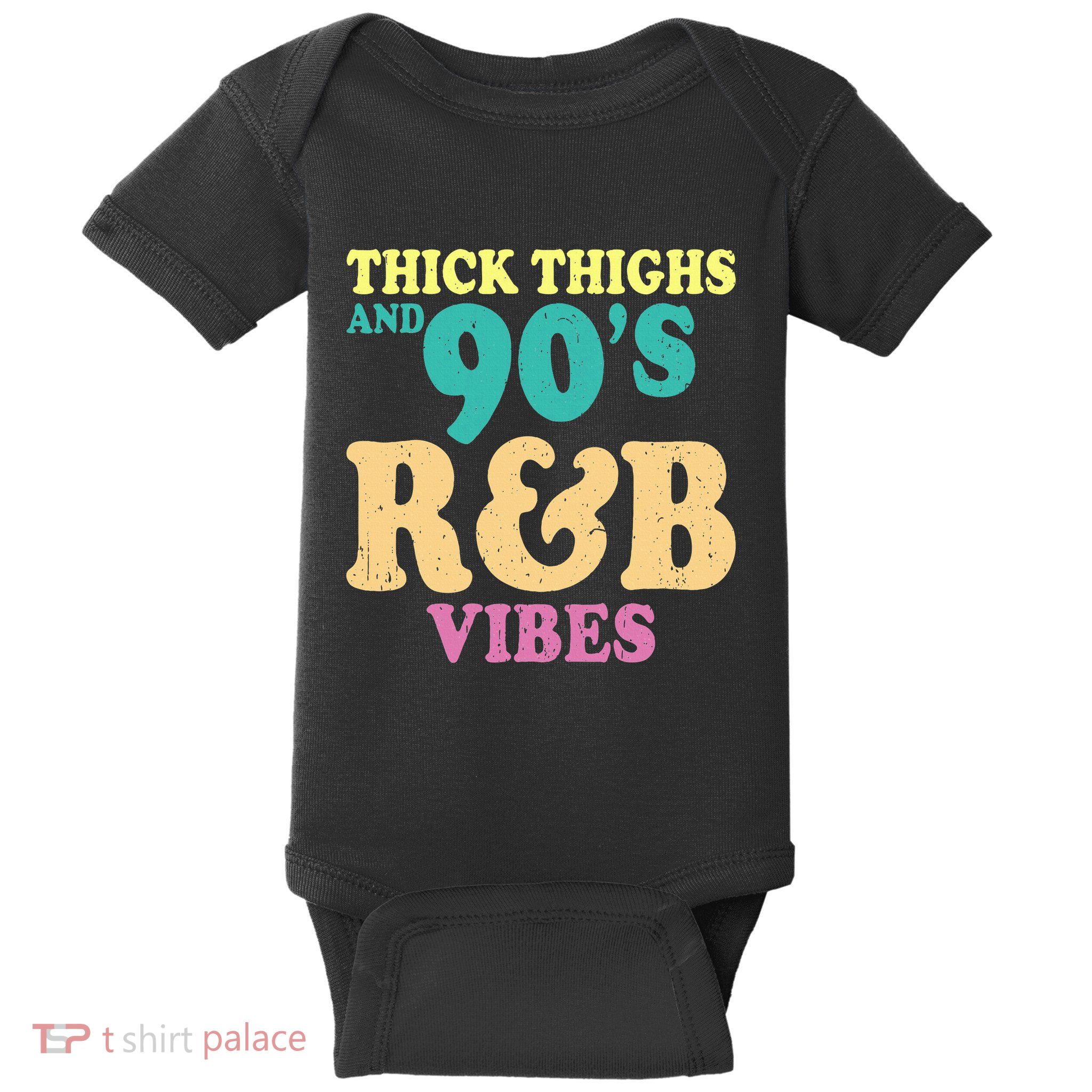 90s R&B Artist Funny R And B Baby Bodysuit