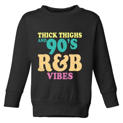 90s R&B Artist Funny R And B Toddler Sweatshirt