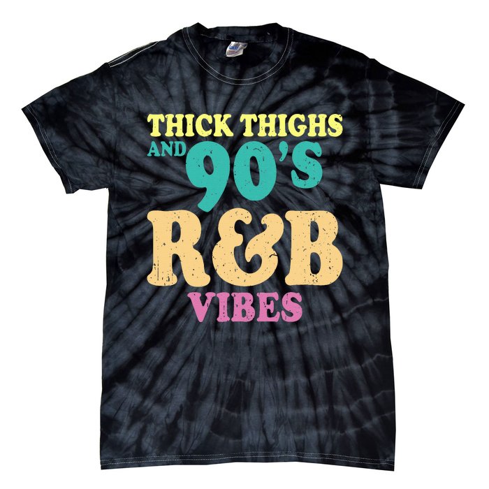 90s R&B Artist Funny R And B Tie-Dye T-Shirt