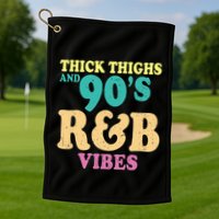 90s R&B Artist Funny R And B Golf Towel