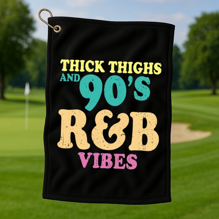 90s R&B Artist Funny R And B Golf Towel