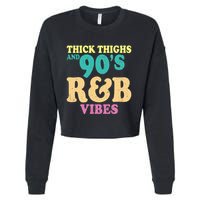 90s R&B Artist Funny R And B Cropped Pullover Crew