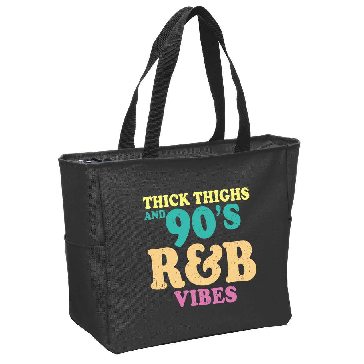 90s R&B Artist Funny R And B Zip Tote Bag