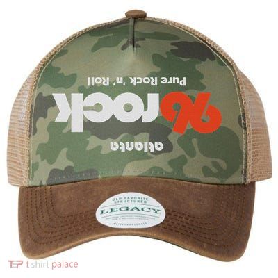 96 Rock Atlanta Upside Down Dark Legacy Tie Dye Trucker Hat