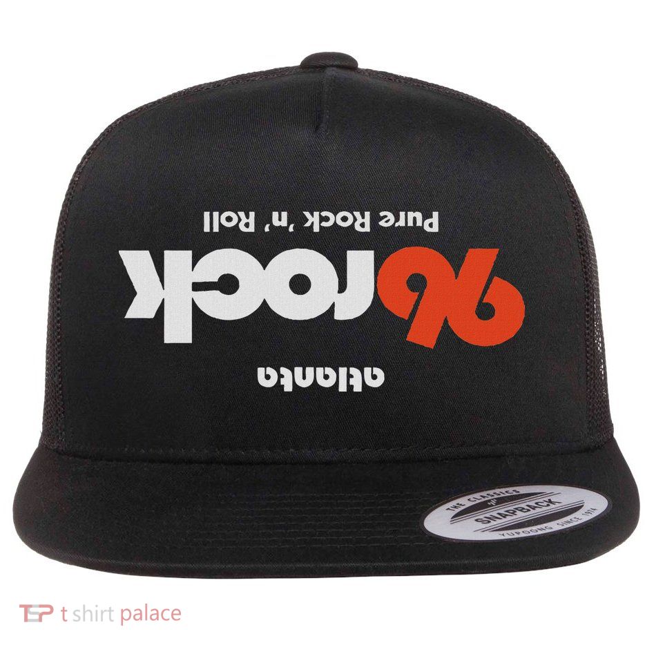 96 Rock Atlanta Upside Down Dark Flatbill Hat