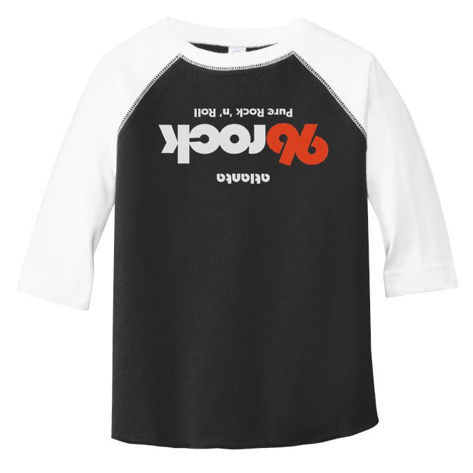 96 Rock Atlanta Upside Down Dark Toddler Fine Jersey T-Shirt