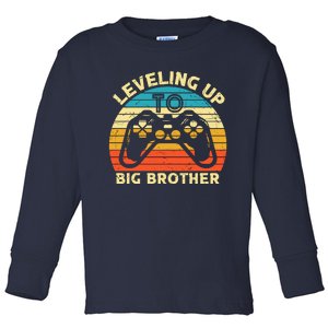 90's Retro Big Brother Gamer Quote Funny Slogans Video Game Lover Toddler Long Sleeve Shirt