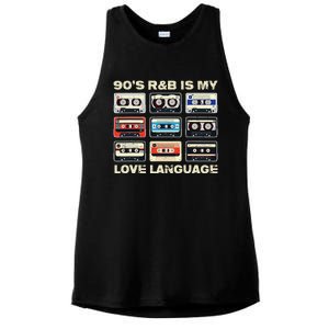 90s R&B Is My Love Language Music Ladies PosiCharge Tri-Blend Wicking Tank