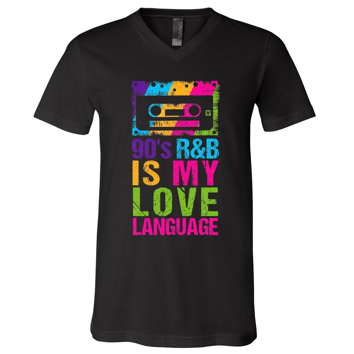 90S R&B Is My Love Language Music V-Neck T-Shirt