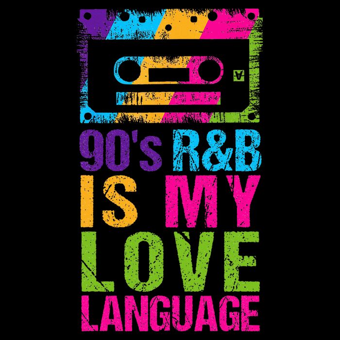 90S R&B Is My Love Language Music Button