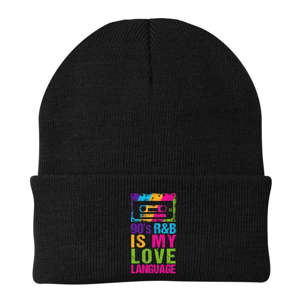 90S R&B Is My Love Language Music Beanie