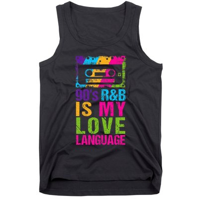 90S R&B Is My Love Language Music Tank Top
