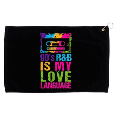 90S R&B Is My Love Language Music Grommeted Golf Towel