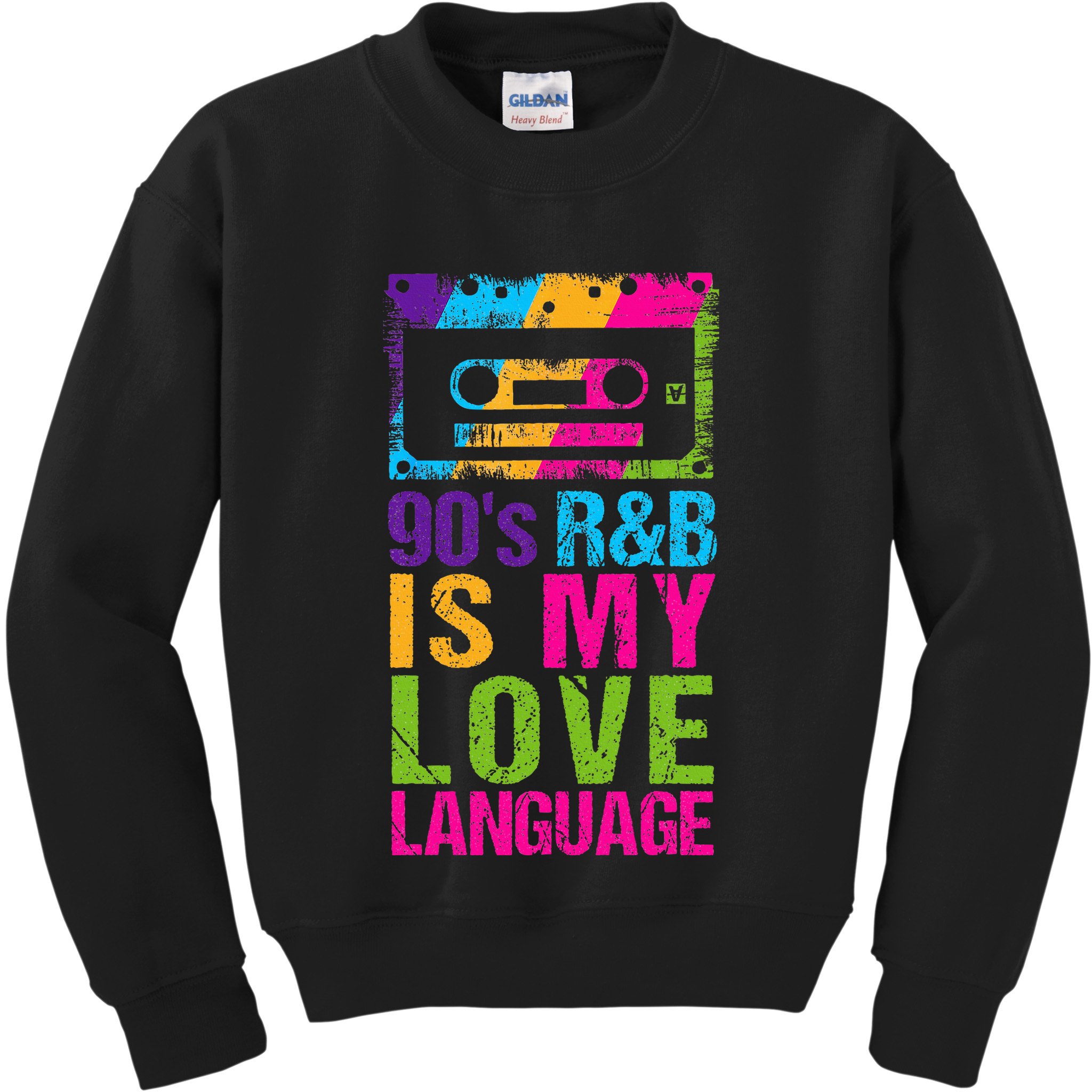 90S R&B Is My Love Language Music Kids Sweatshirt