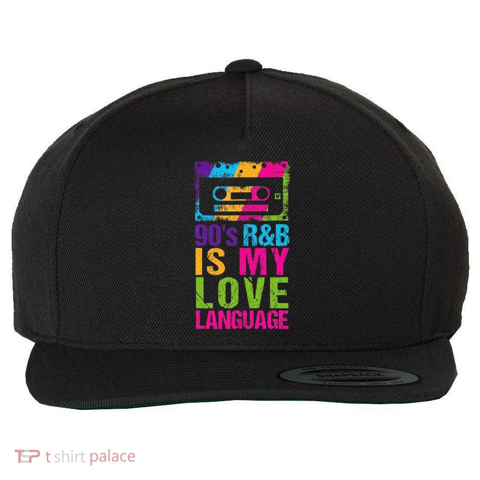 90S R&B Is My Love Language Music Wool Snapback Cap