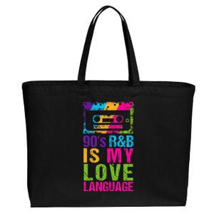 90S R&B Is My Love Language Music Cotton Canvas Jumbo Tote