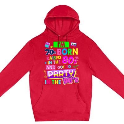 90s Rave Ideas For Women & Party Outfit 90s Festival Premium Pullover Hoodie