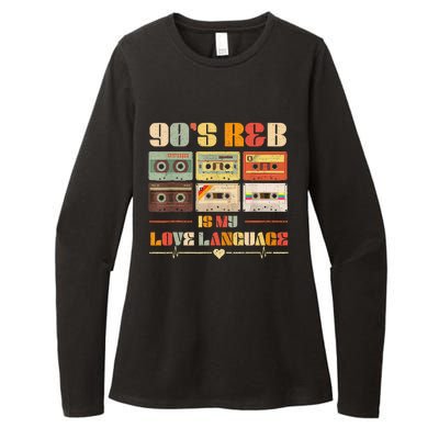 90S R&B Music Rnb Lover Womens CVC Long Sleeve Shirt