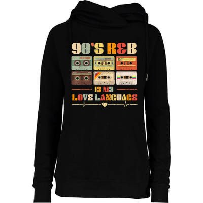 90S R&B Music Rnb Lover Womens Funnel Neck Pullover Hood