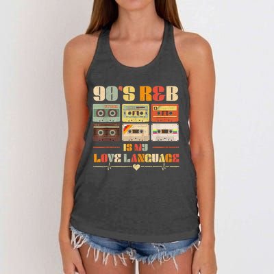 90S R&B Music Rnb Lover Women's Knotted Racerback Tank