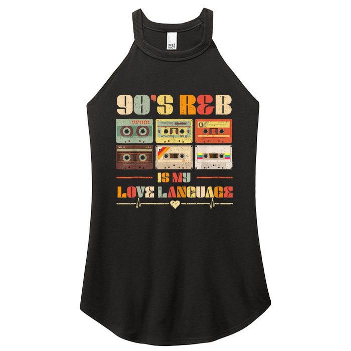 90S R&B Music Rnb Lover Women's Perfect Tri Rocker Tank