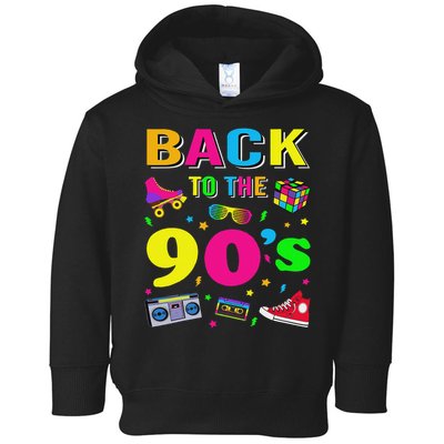 90s Retro Motto I Love 90's Toddler Hoodie