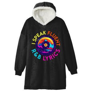 90S R&B Music L Rnb Lover Rhythm And Blues Hooded Wearable Blanket