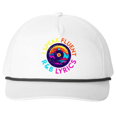 90S R&B Music L Rnb Lover Rhythm And Blues Snapback Five-Panel Rope Hat