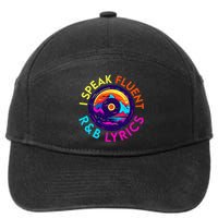 90S R&B Music L Rnb Lover Rhythm And Blues 7-Panel Snapback Hat